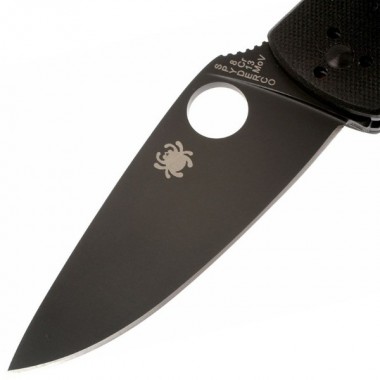 Нож складной SPYDERCO Tenacious G-10 Black, клинок черный